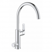 Смеситель для кухни GROHE Blue Pure Eurosmart с функцией очистки водопроводной воды, хром (31722000) — фото, характеристики, купить в SMOLENSK-CLIMBO