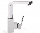 Смеситель для раковины GROHE Eurocube с донным клапаном и высоким изливом, 23135000 — фото, характеристики, купить в SMOLENSK-CLIMBO