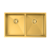 Мойка, нерж. сталь, универсального монтажа, матовое золото, 745*440,  Edifice, IDDIS — фото, характеристики, купить в SMOLENSK-CLIMBO