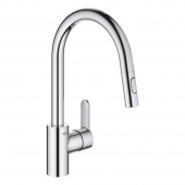Смеситель для кухни GROHE Eurostyle Cosmopolitan, высокий излив, хром (31482003) — фото, характеристики, купить в SMOLENSK-CLIMBO