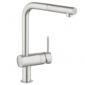 Смеситель для кухни GROHE Minta с выдвижным изливом, 32168DC0 — фото, характеристики, купить в SMOLENSK-CLIMBO