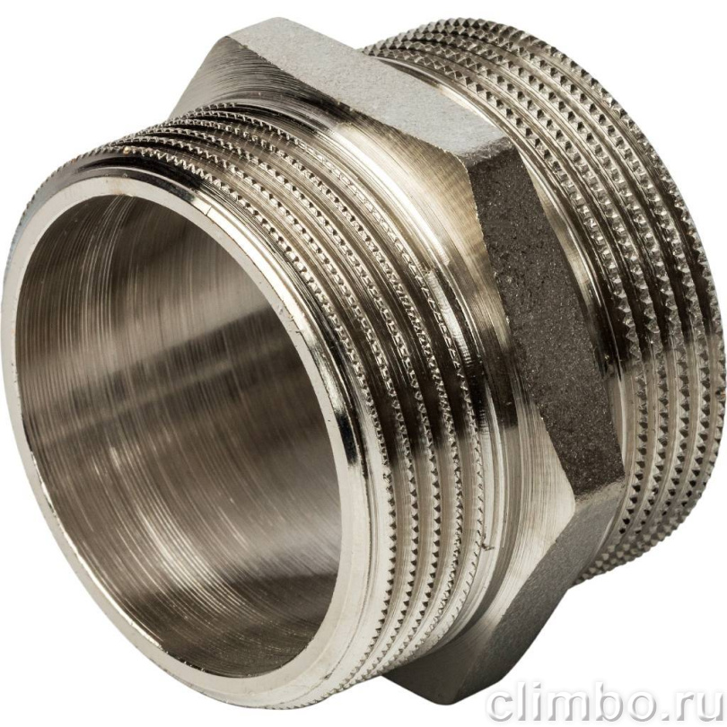 STOUT Ниппель HH никелированный 11/4 — фото товара