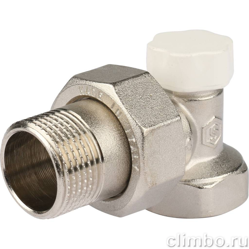 STOUT SVL Клапан запорно-балансировочный, угловой 3/4" — фото товара