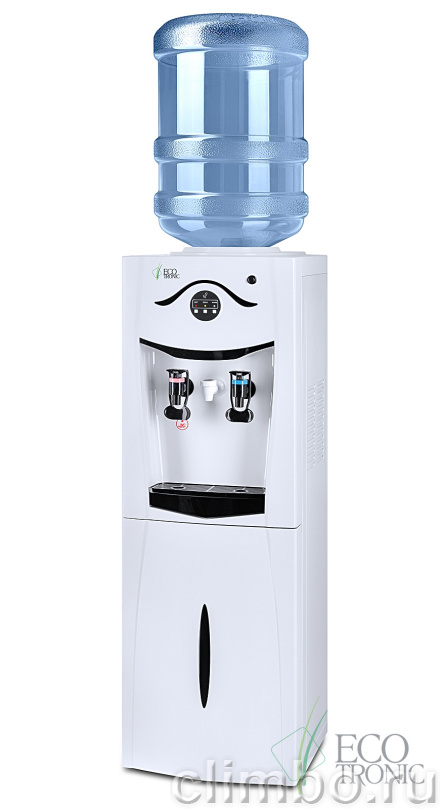 Кулер Ecotronic K21-L Carbo white+black — фото товара