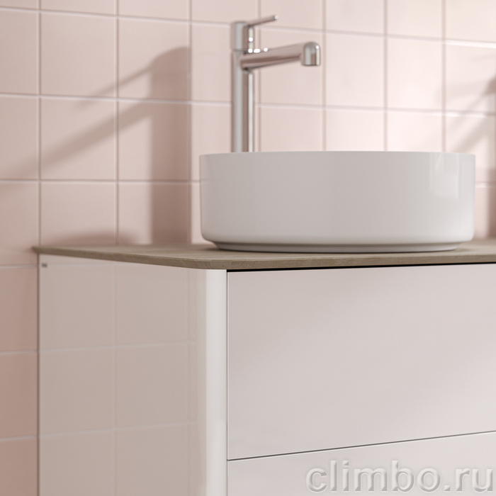 Столешница без отверстий, керамогранит, 120 см, бежевый, Оптима Хоум (Optima Home), IDDIS, OPH12B1i89 — фото, детали конструкции