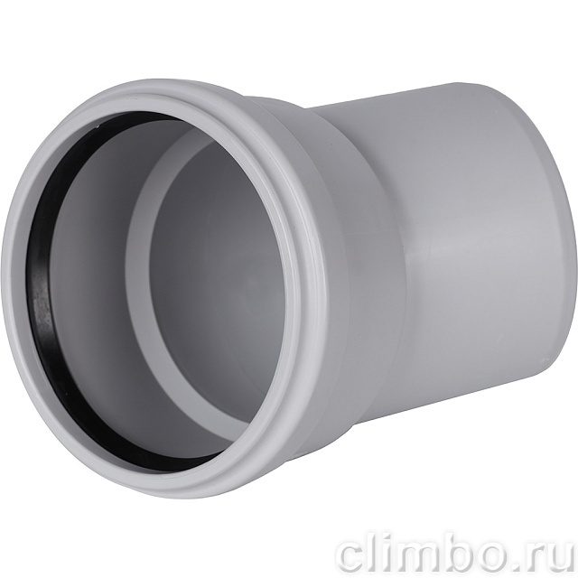 Отвод канализационный бесшумный STOUT D110х30° — фото, детали конструкции
