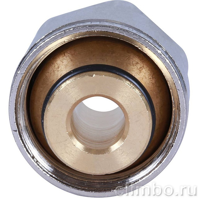 Фитинг компрессионный STOUT евроконус для труб PEX-AL-PEX 20х2,9х3/4 — фото, детали конструкции