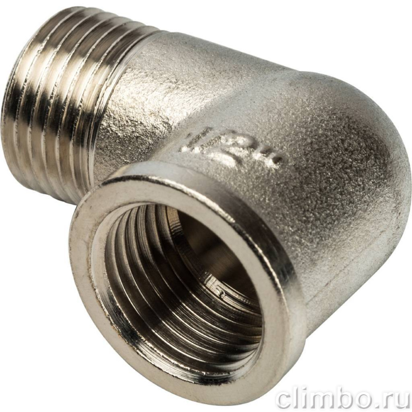 STOUT Угольник НВ никелированный 1/2 — фото товара