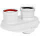 STOUT SCR-8080-250001 STOUT Адаптер моноблочный для перех. на двухтрубную систему конденсац. c D60(п)/100(п) на D80(м)/80(м) — фото, детали конструкции