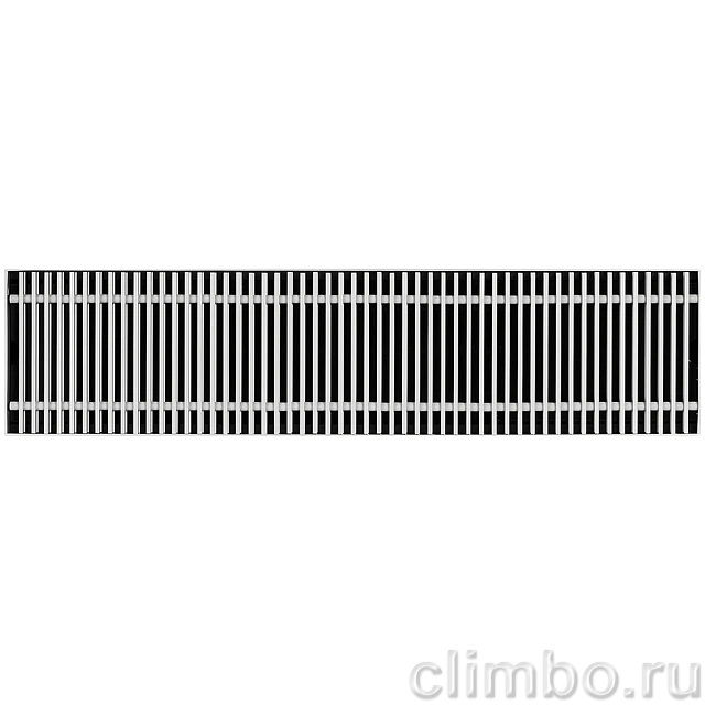 Внутрипольный конвектор STOUT SCN-1100 110х190х800 (Решётка роликовая) правое подключение — фото, детали конструкции