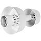 STOUT SCR-6010-800003 STOUT Оголовок вертикальный с ветрозащитой традиц. коакс. D60(п)/100(п) БЕЛЫЙ широкий — фото, детали конструкции