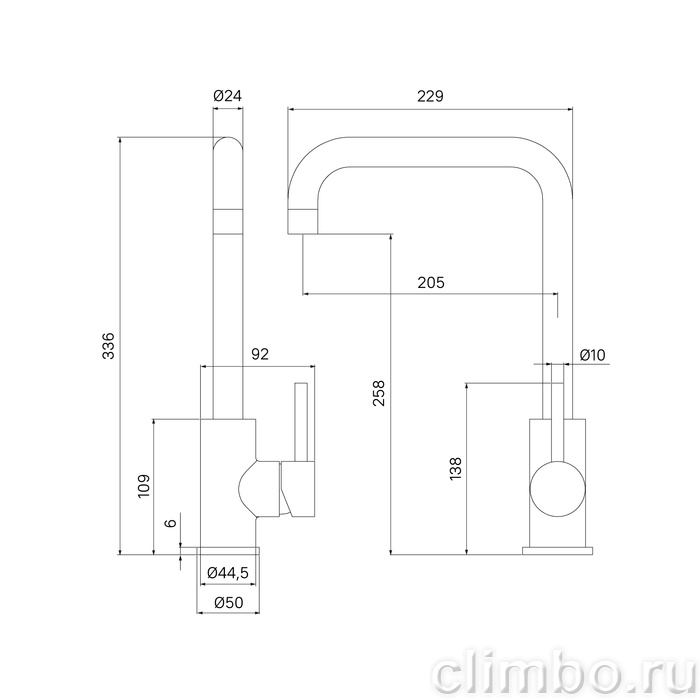 Смеситель для кухни Iddis, Kitchen K05STL0i05 — фото товара