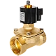 Клапан соленоидный (электромагнитный) STOUT прямого действия НО 220В G2 — фото, детали конструкции