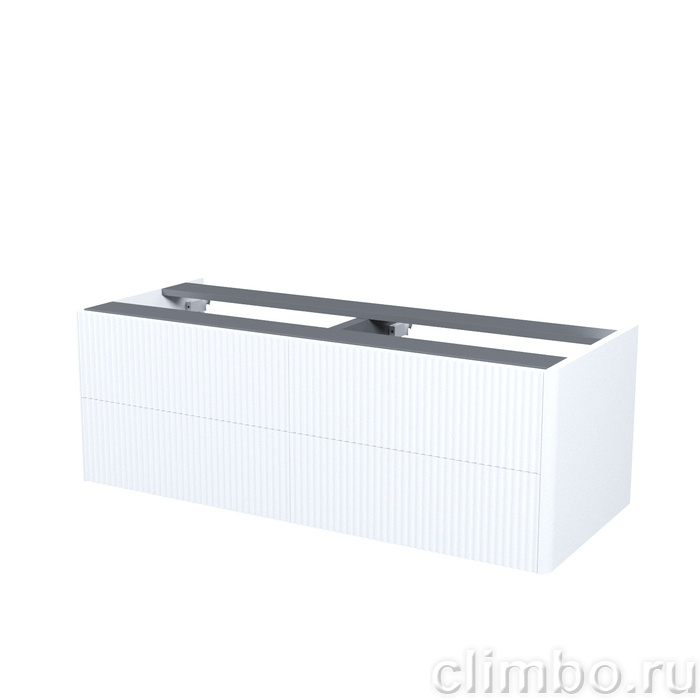 Тумба подвесная, под столешницу, 120 см, белый, Эйгер (Aiger), IDDIS, AIG12W0i95 — фото, детали конструкции