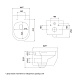 Комплект 3в1: подвесной унитаз, пневматическая инсталляция и клавиша смыва графит, Эйгер Кью (Aiger Q), IDDIS, AIQPA1GMi73 — фото, детали конструкции