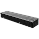 Внутрипольный конвектор STOUT SCN-1100 110х190х800 (Решётка роликовая) правое подключение — фото, детали конструкции