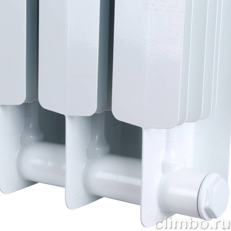 STOUT Space 500 4 секции радиатор биметаллический нижнее правое подключение — фото товара