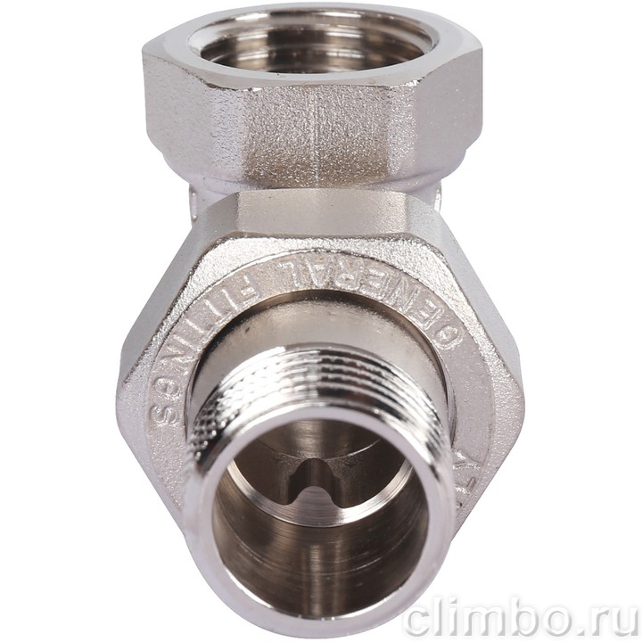 STOUT Угловая американка ВН, никель. 1/2" — фото товара